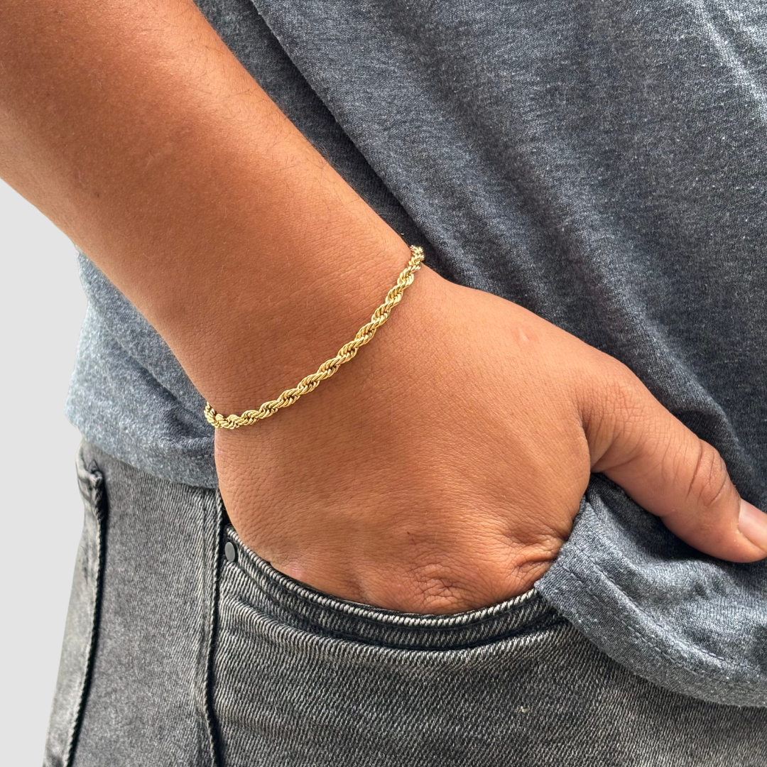 Pulsera Lazo Oro Laminado 18K