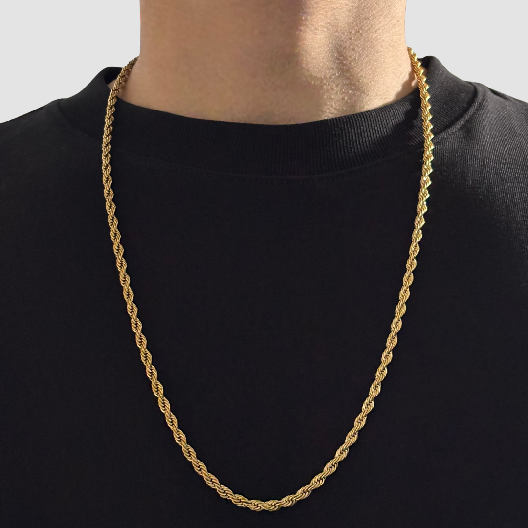 Cadena Lazo Oro Laminado 18K