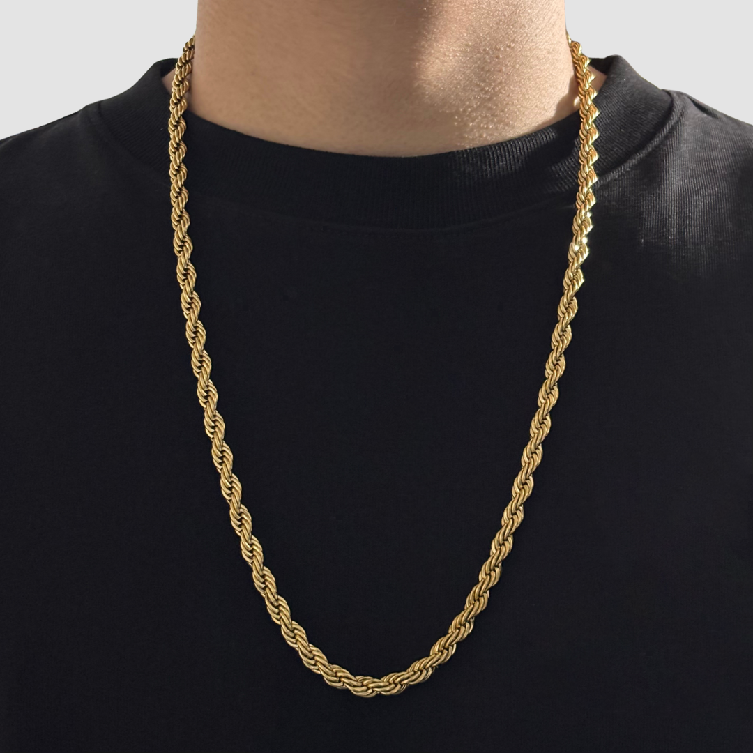Cadena Lazo Oro Laminado 18K