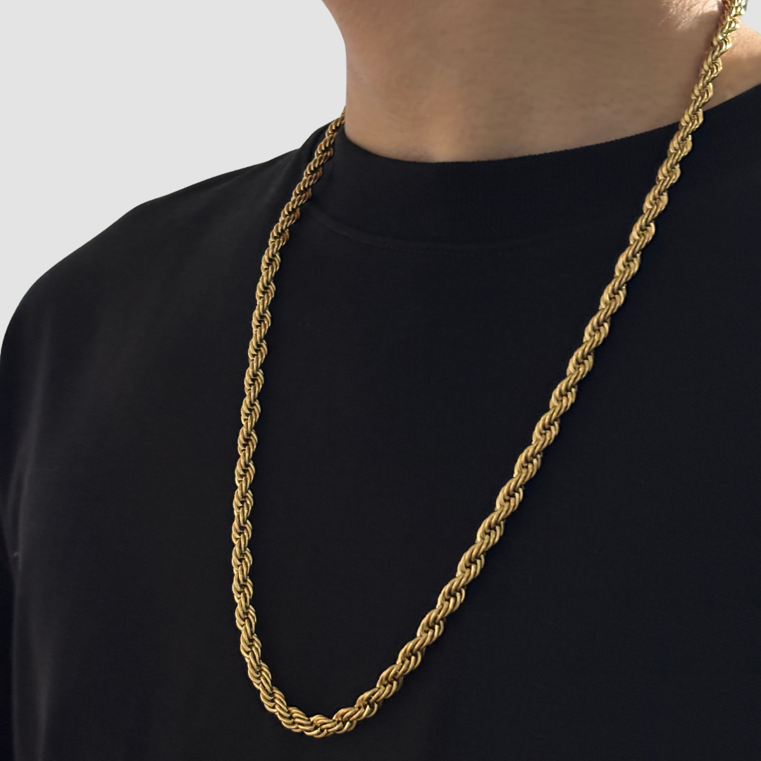 Cadena Lazo Oro Laminado 18K