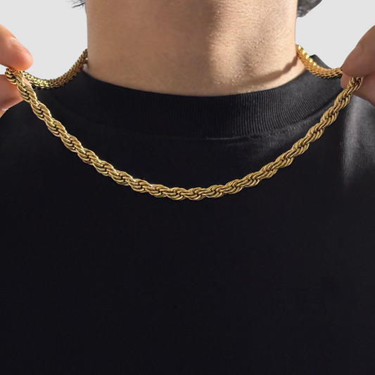 Cadena Lazo Oro Laminado 18K