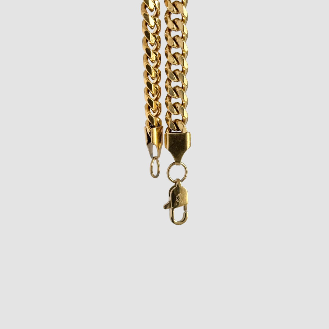 Pulsera Cubana Oro Laminado 18K